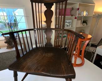 antique Welsh Windsor type armchair