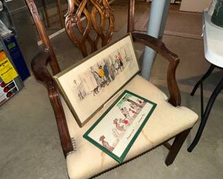lovely vintage carved chair