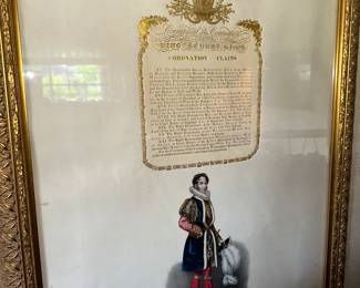 King George 4th Embossed