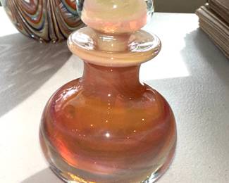Baker Art Glass Perfume Bottle Labino Studio