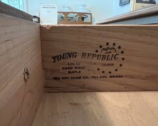 Pre-Sale Available: Tell City Chair Co. Young Republic Solid Hard Rock Maple Colonial Early American 52" Buffet w/Display Cabinet/Hutch (Gorgeous!)