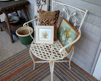 Vintage metal chair 