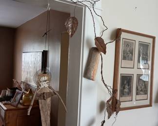 Metal vine art