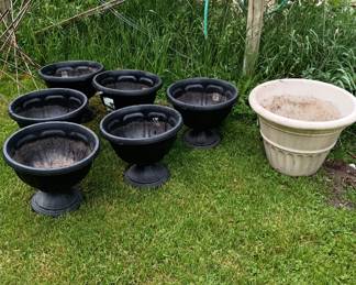 Larger Vinyl planters