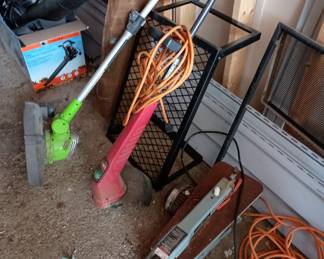 Weed wackers and scroll saw