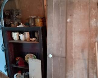 Vintage sold wood door 