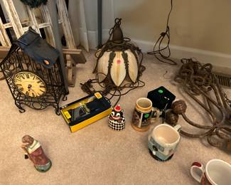 Clocks and Hanging Lamps