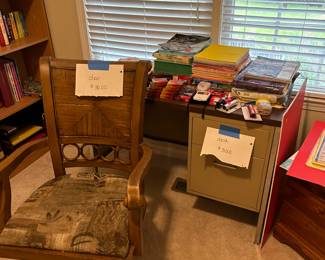 Office chairs and desks