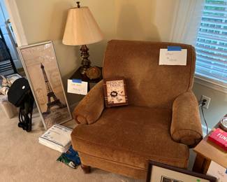 Arm chairs and Artwork