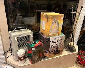 Fireplace Tools and Jewelry trees