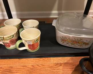 Corning Ware and dishes