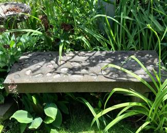 Concrete bench