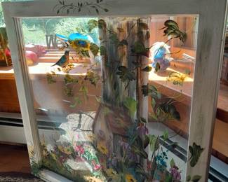 Window with beautiful nature scene