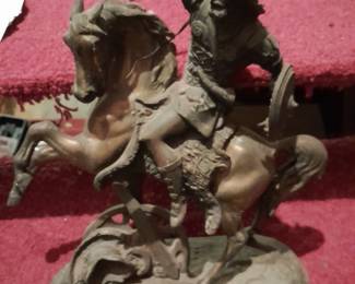 Bronze or brass statue