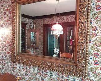 Beautiful gilded mirror