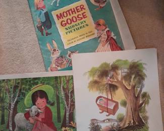 Mother Goose Nursery pictures. Several in pack. Like new