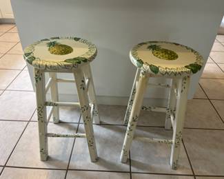 Hand-Painted Stools