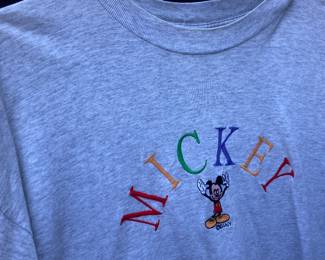 Vintage Disney, Mickey embroidered T-shirt