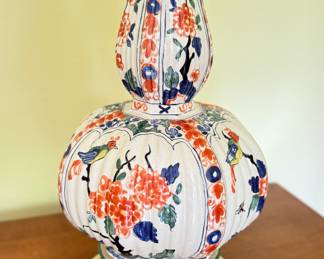 Pair of Vintage English Imari Table Lamps. Measures 30" H. Photo 2 of 2. 