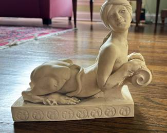 Pair of Goose Creek Biltmore Estate Collection Figurine. Stamped (One Shown). Photo 1 of 2. 