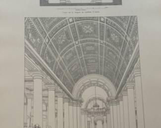 Vintage Architectural Book: Edifices Rome Moderne ou Recoil De Palais, Maisons, Eglises, Couvents by Paul Letarouilly. New York, The Architectural Book Publishing Company.  Photo 5 of 5. 
