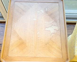 Pair of Vintage Baker Oak Side Tables. Each Measures 22" W x 27" D x 22" H. Photo 2 of 3. 