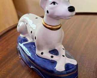 Fitz & Floyd Staffordshire-Style Dalmatian Dog Figurines. Photo 1 of 3. 