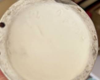 Yellow Victorian Vase. Measures 9" H. Photo 2 of 2. 