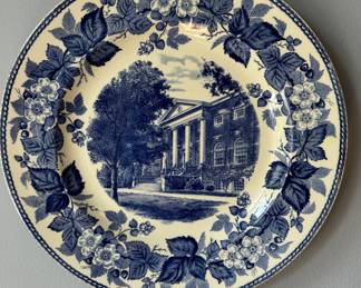 Vintage Wedgwood Tufts College Creamware Plates. Photo 3 of 5. 