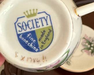 Society Fine Bone China Tea Cup & Saucer. Photo 2 of 2. 