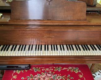Weiser & Sons Baby Grand Piano. Photo 2 of 3. 