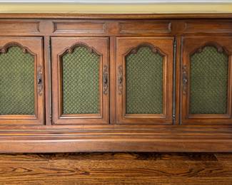 Vintage Technics Stereo Cabinet. Measures 60" W x 20" x 31". Photo 1 of 4. 