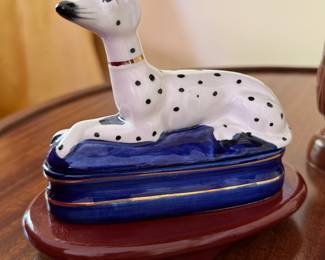 Fitz & Floyd Staffordshire-Style Dalmatian Dog Figurines. Photo 2 of 3. 