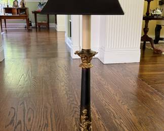 Pair of Candlestick Table Lamps. Each Measures 34" H. Photo 1 of 3. 