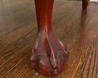 Chippendale Bench With Ball & Claw Feet. Measures 44" W x 32" D x 49" H. Photo 4 of 4. 