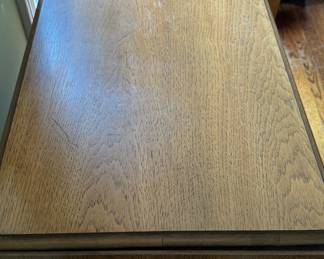 Vintage Thomasville Server With Flip Down Sides. Great As Is But Would Be Awesome Painted or Lacquered. Ask Us For Resources! Measures 42" W x 18" D x 30" H with Two 14" Drop Leaf Sides. Photo 2 of 3. 