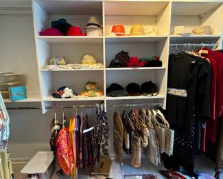 Vintage Hats, Handbags & Clothing. 