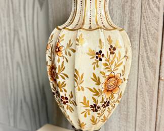 Vintage Hand-Painted Table Lamp (ONLY ONE). Photo 2 of 2. 