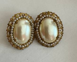 Vintage Miriam Haskell Earrings. Photo 1 of 2. 