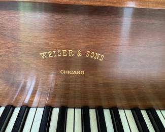 Weiser & Sons Baby Grand Piano. Photo 3 of 3. 
