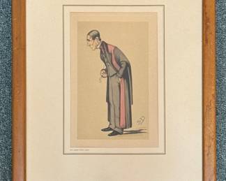 Sir James Paget, Bart, Leslie Matthew Ward (Spy.) Measures 5" x 7.5"; 12" x 15" Including Frame. Photo 1 of 3. 