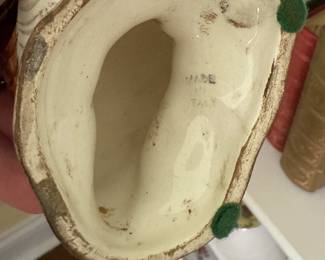 Italian Glazed Hand-Painted Quail. Measures 5" H x 4" D. Photo 2 of 2. 