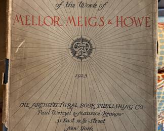 Vintage Architectural Book: A Monogram of the Work of Mellor, Meigs & Howe. 1923. The Architectural Book Publishing Company. Photo 1 of 2. 