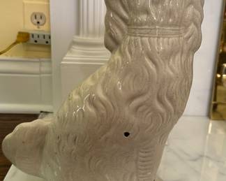 Antique Staffordshire Dog. Photo 2 of 3. 