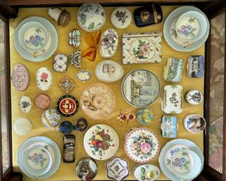 Collection of Pill Boxes. 