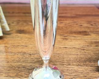 Sterling Silver Vase. 
