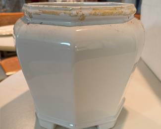 White Cachepot. Photo 1 of 3. 