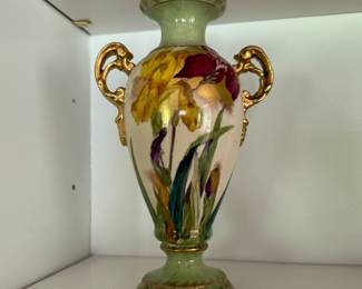 Royal Bonn (Germany) Floral Urn-Style Porcelain Vase. Measures 8" H. Photo 1 of 2. 