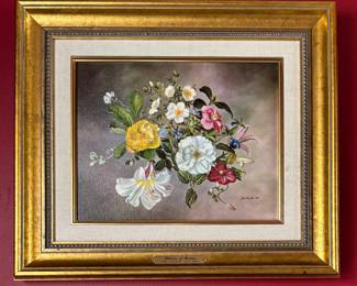 Flowers of Britain, Oil on Canvas. John Lancaster. 1960. Photo 1 of 3. 