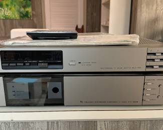 Sony Stereo Components. 